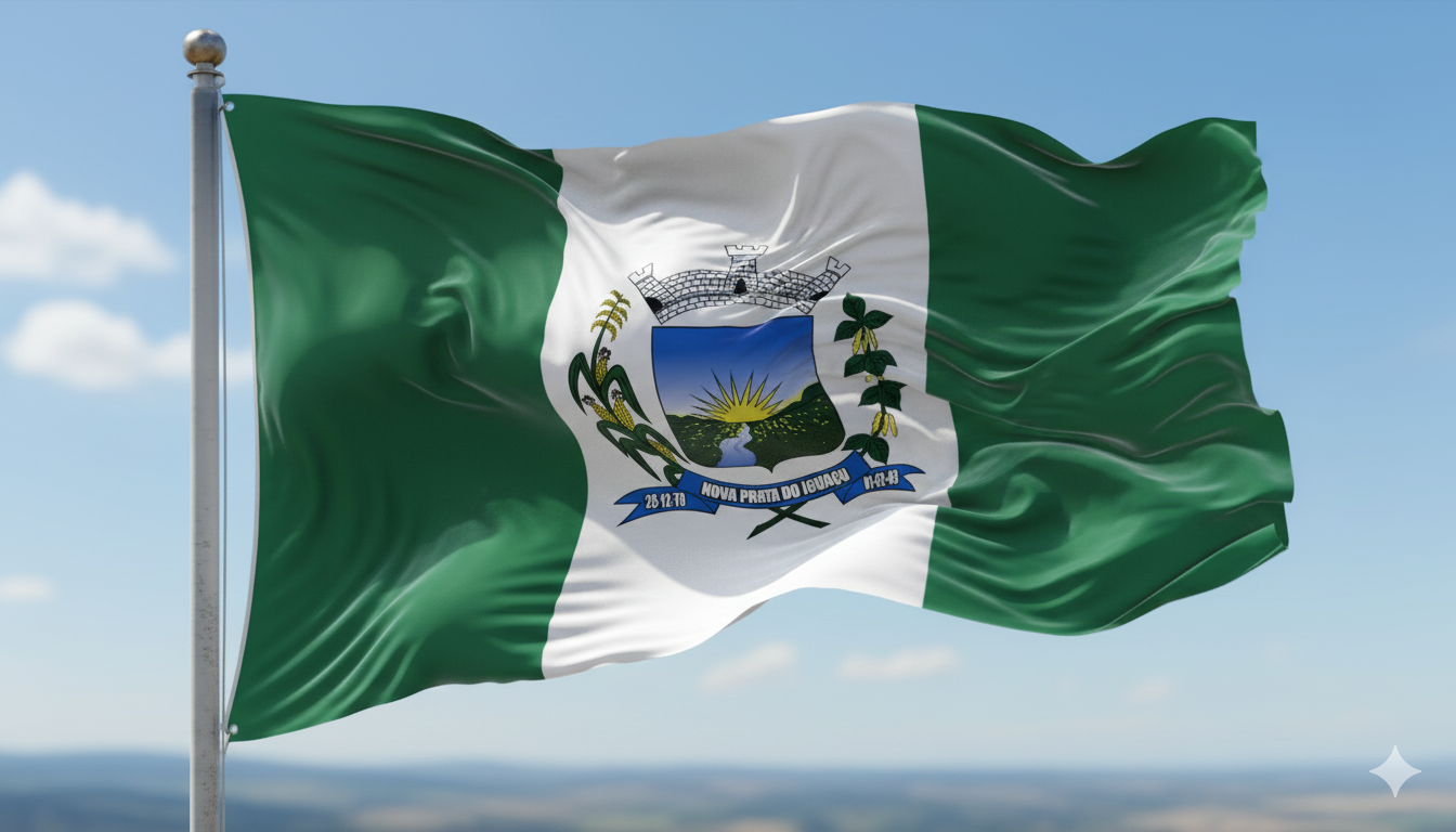 Bandeira de Nova Prata do Iguaçu